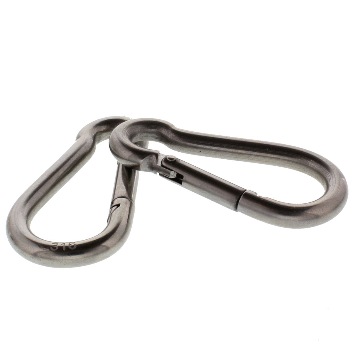 SNAP HOOK - STAINLESS STEEL - 3/16