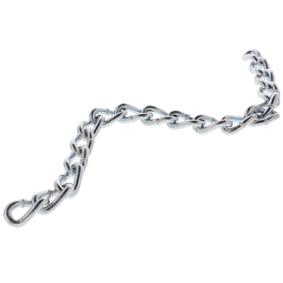 #2/0 Twist Link Machine Chain — Steel Electro-galvanized