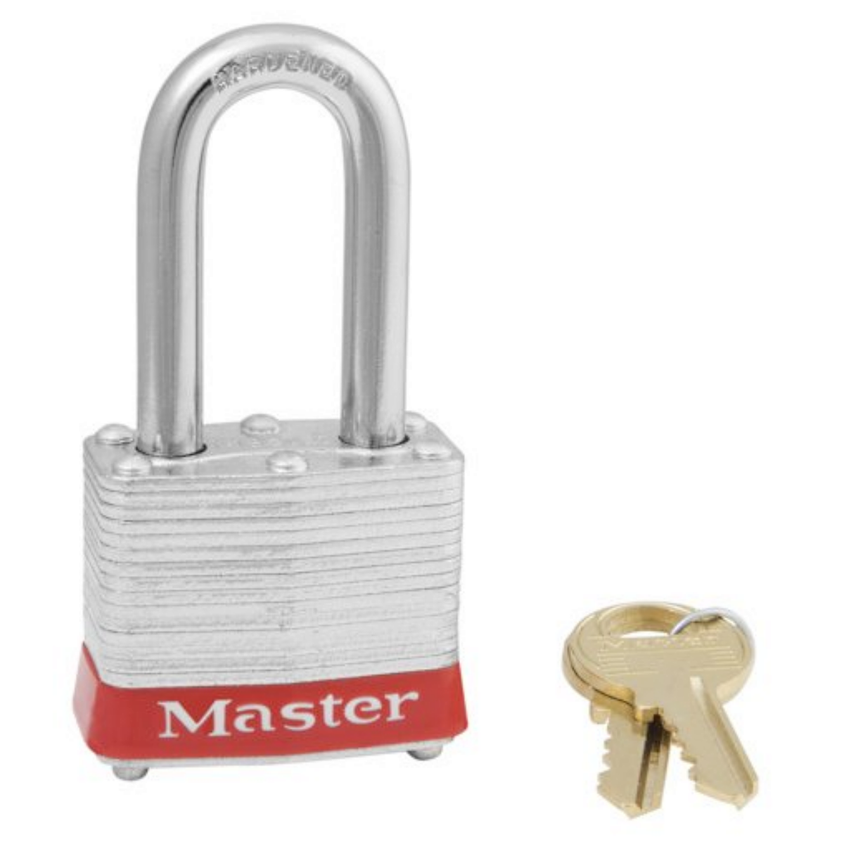 Master Lock 3LFRED  Safety Padlock (Keyed Diff), Red