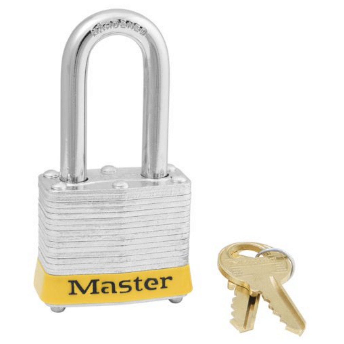 Master Lock 3LFYLW  Safety Padlock (Keyed Diff), Yellow