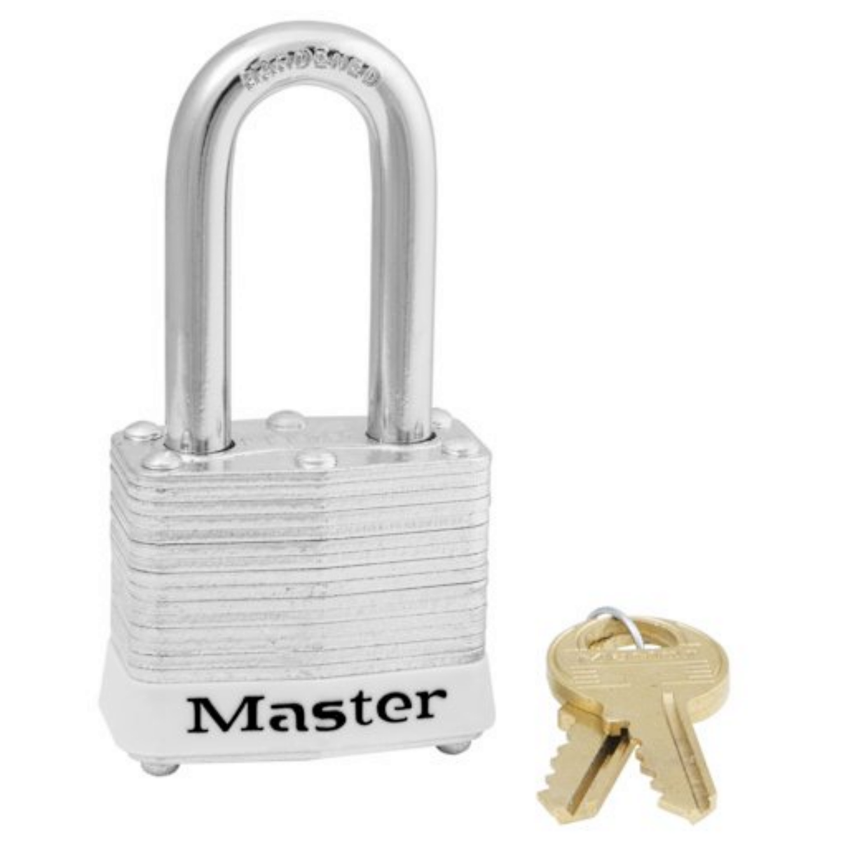 Master Lock 3LFWHT  Safety Padlock (Keyed Diff), White