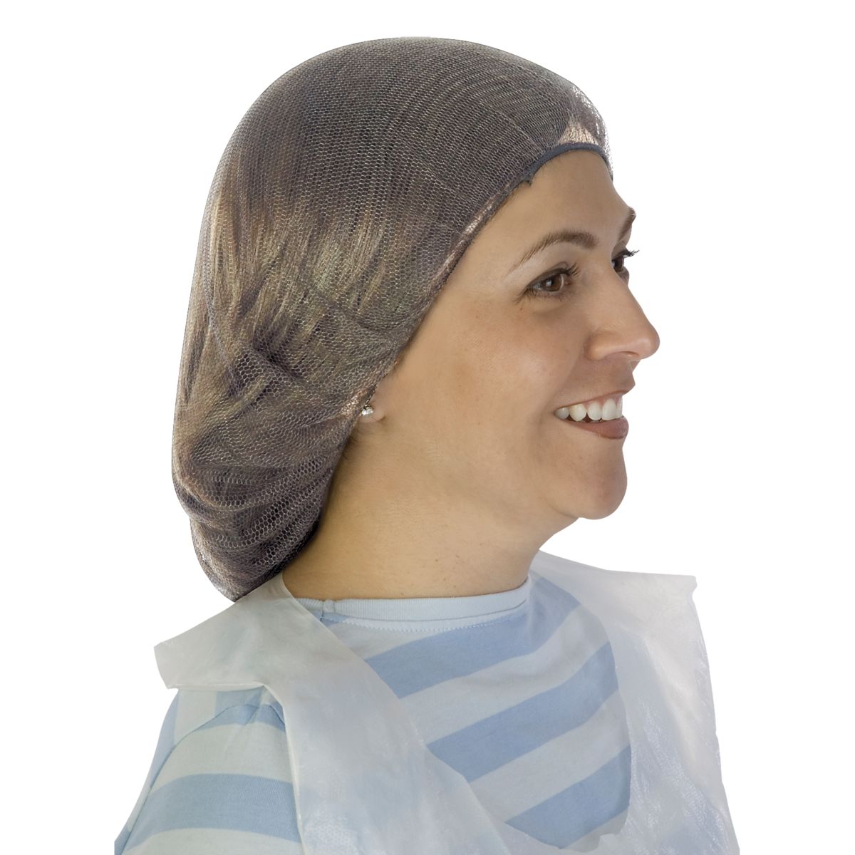 24" White  1/8" Honeycomb Nylon Hairnet 1000/CS