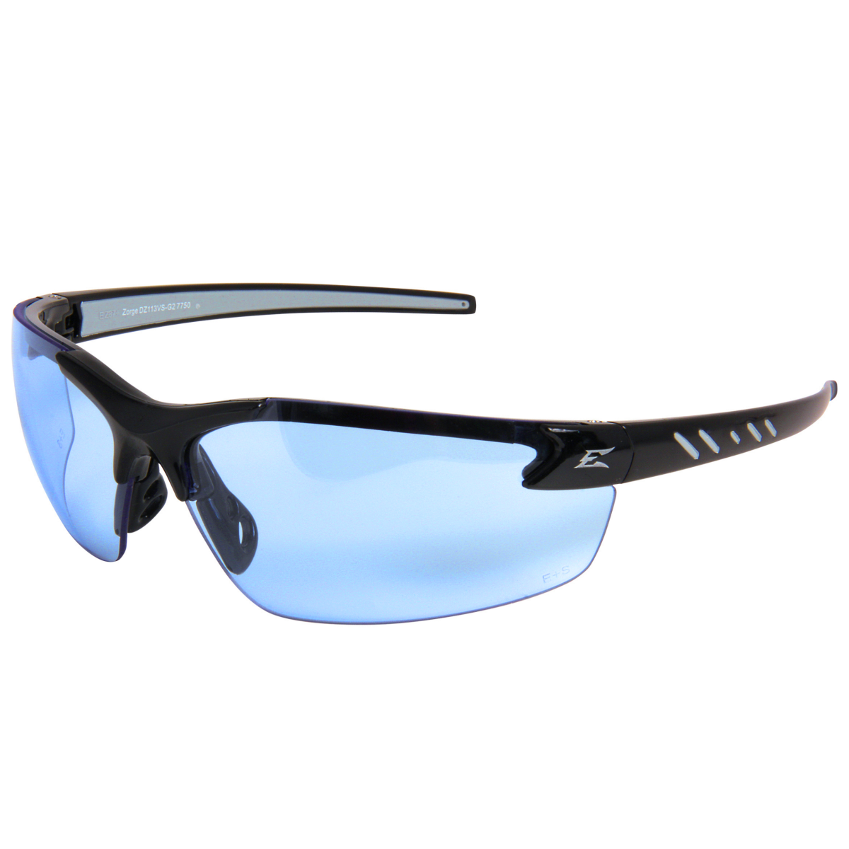 Edge Zorge Safety Glasses — Light Blue/Black