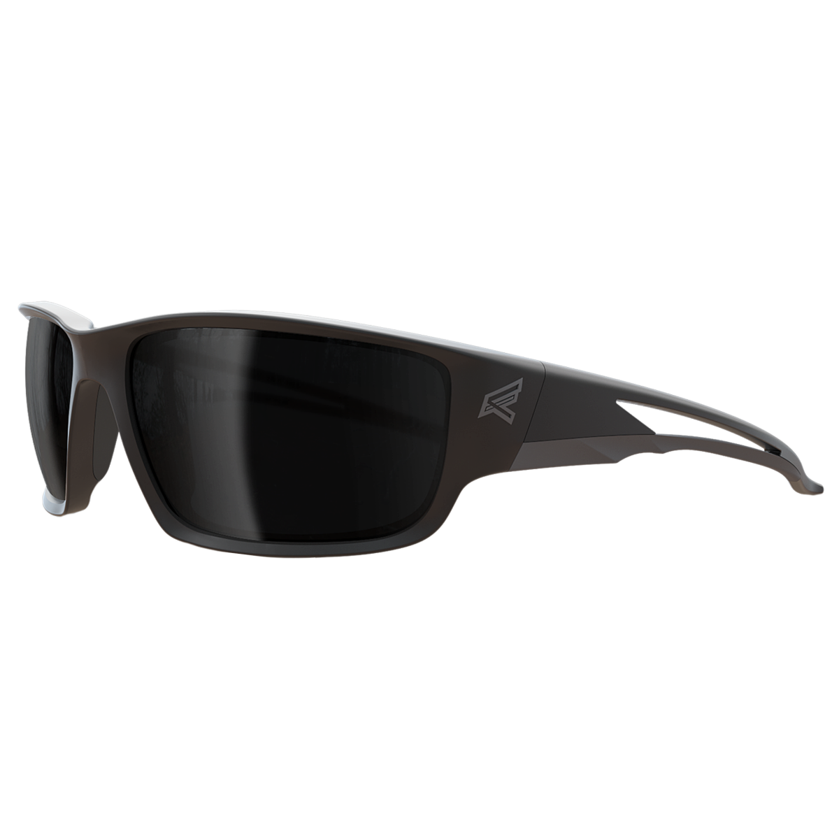 Edge Kazbek Polarized Safety Glasses — Smoke/Black