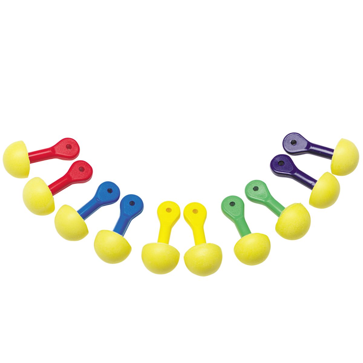 3M™ 321-2200 E.A.R.® Pod Earplugs with Color Grips, (Pair)