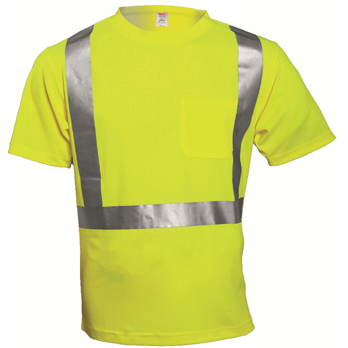 Class 2 High Visibility Lime T-Shirt — Large