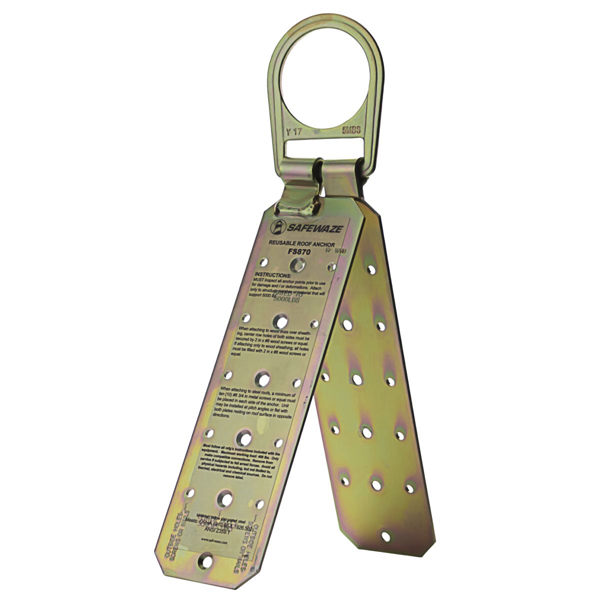 Reusable Roof Anchor Ring