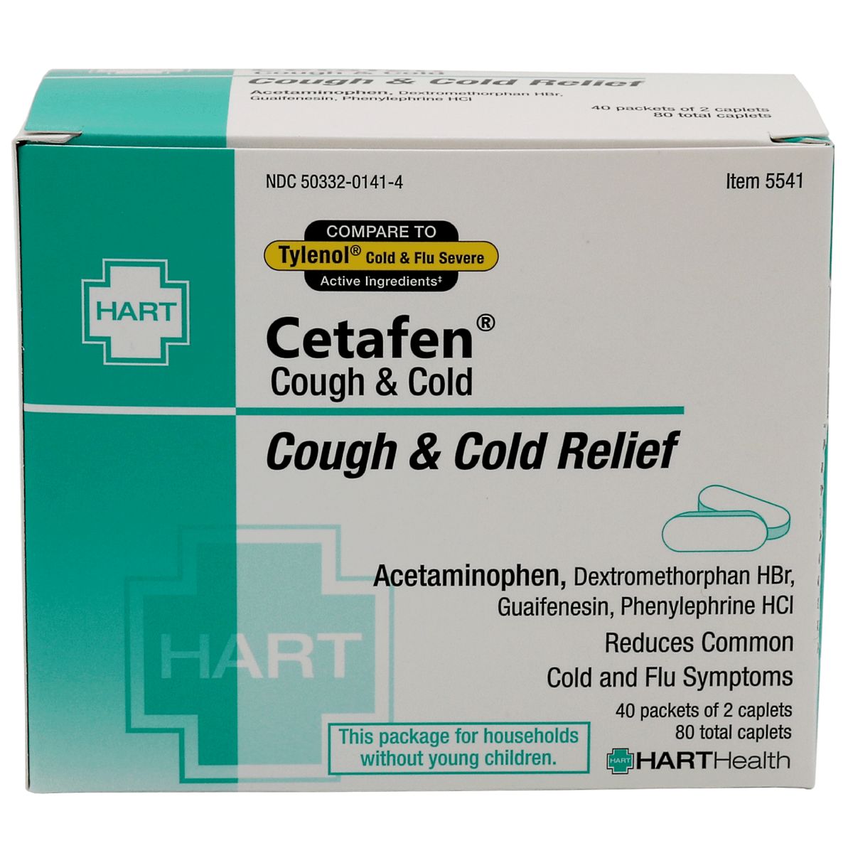 Cough & Cold Relief Tablets 40-2 Packs/Box