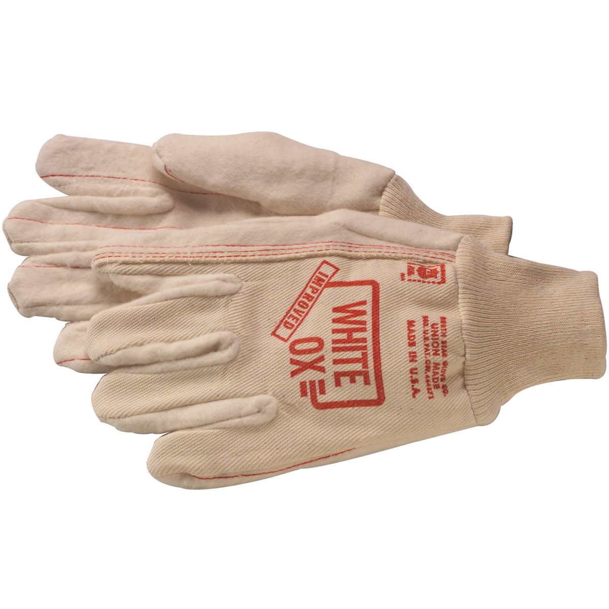 Tacoma Screw Products  Cotton Work Gloves, Large — 24 oz.