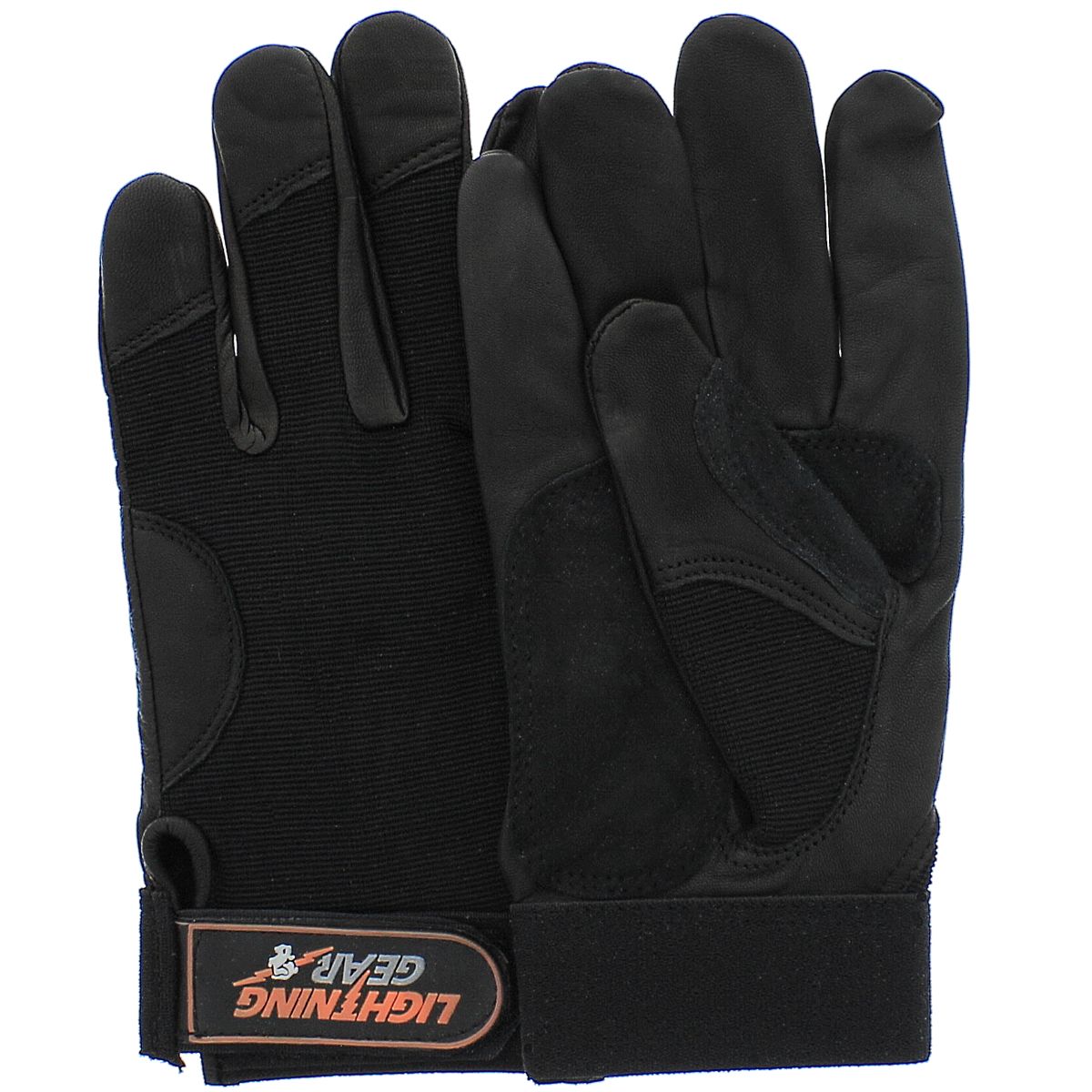 Goatskin Mechanics Gloves — Black, Small