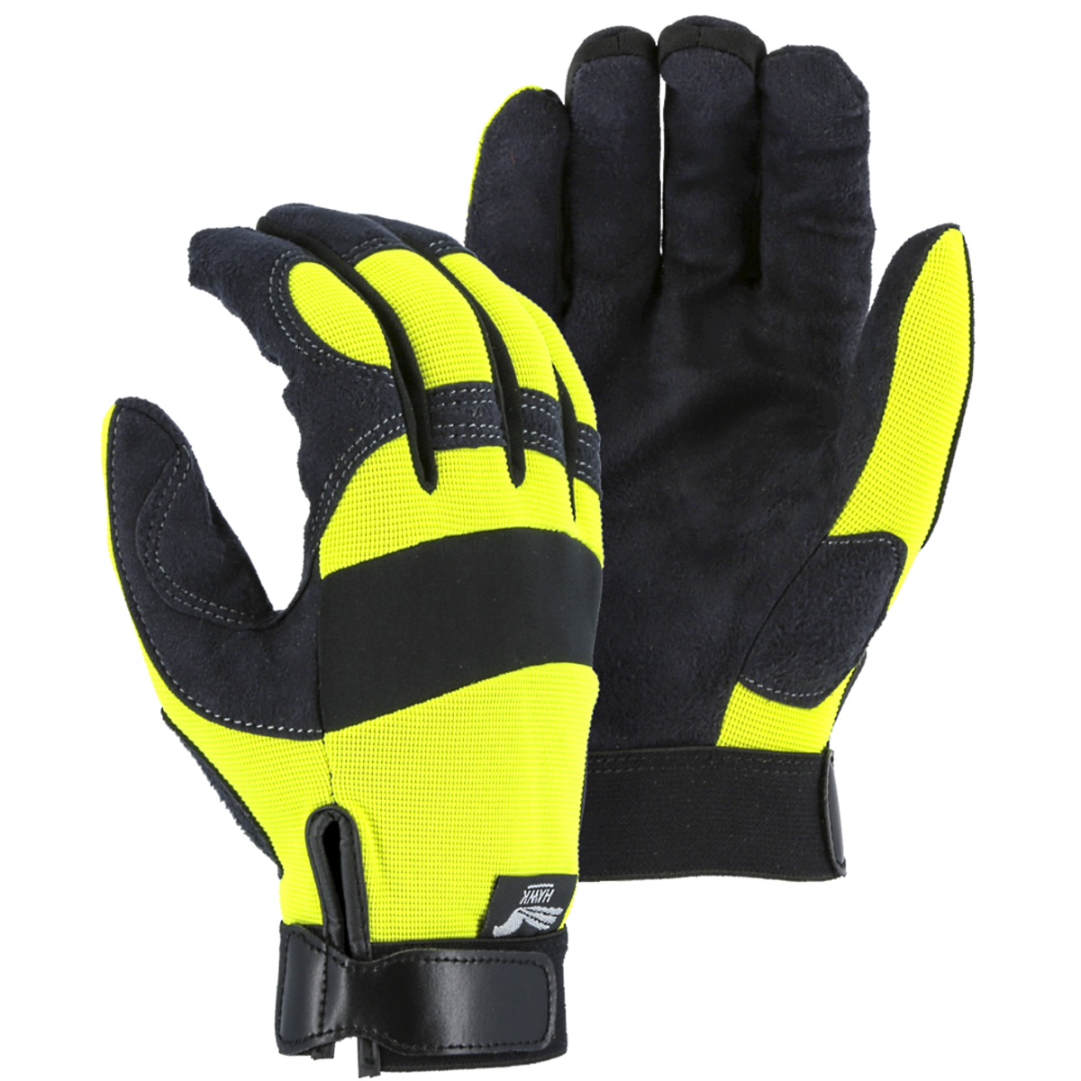 Armor Skin™ High Visibility Mechanics Gloves — Yellow/Black, XX-Large