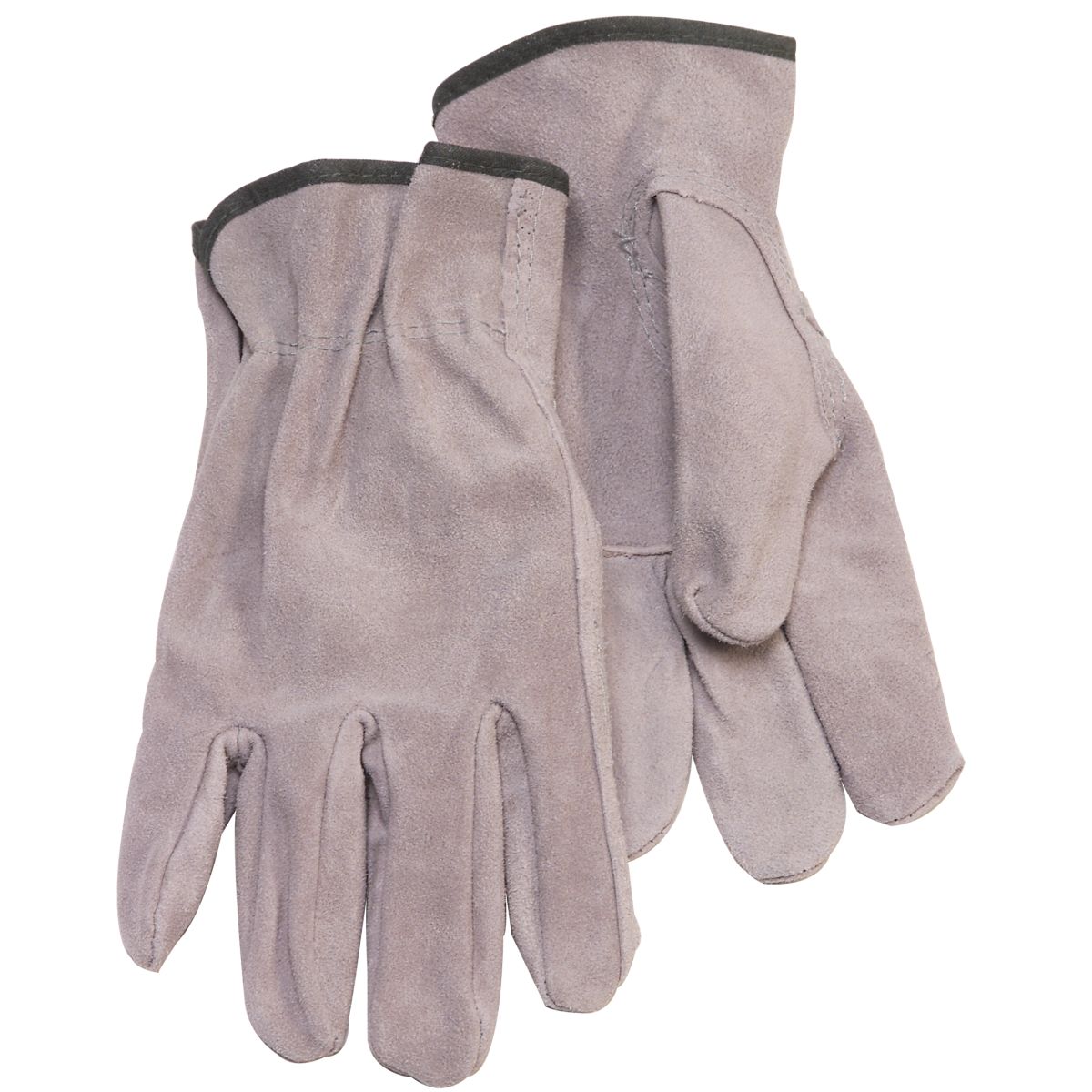 Split Leather Driver Gloves — Large