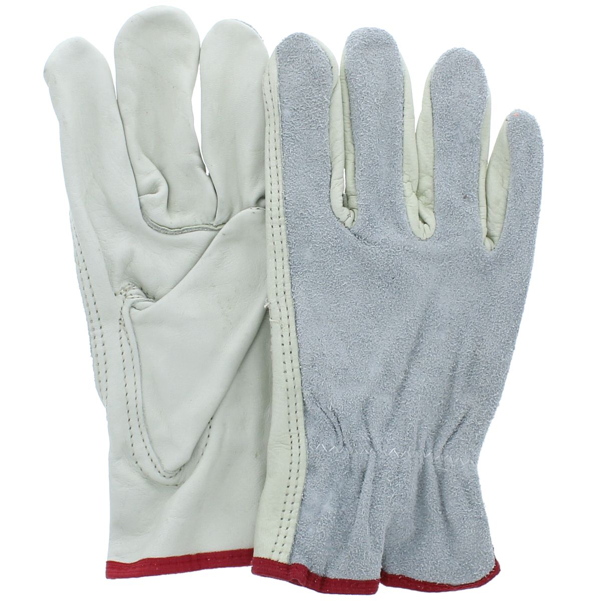 Split Back Leather Driver Gloves — Large