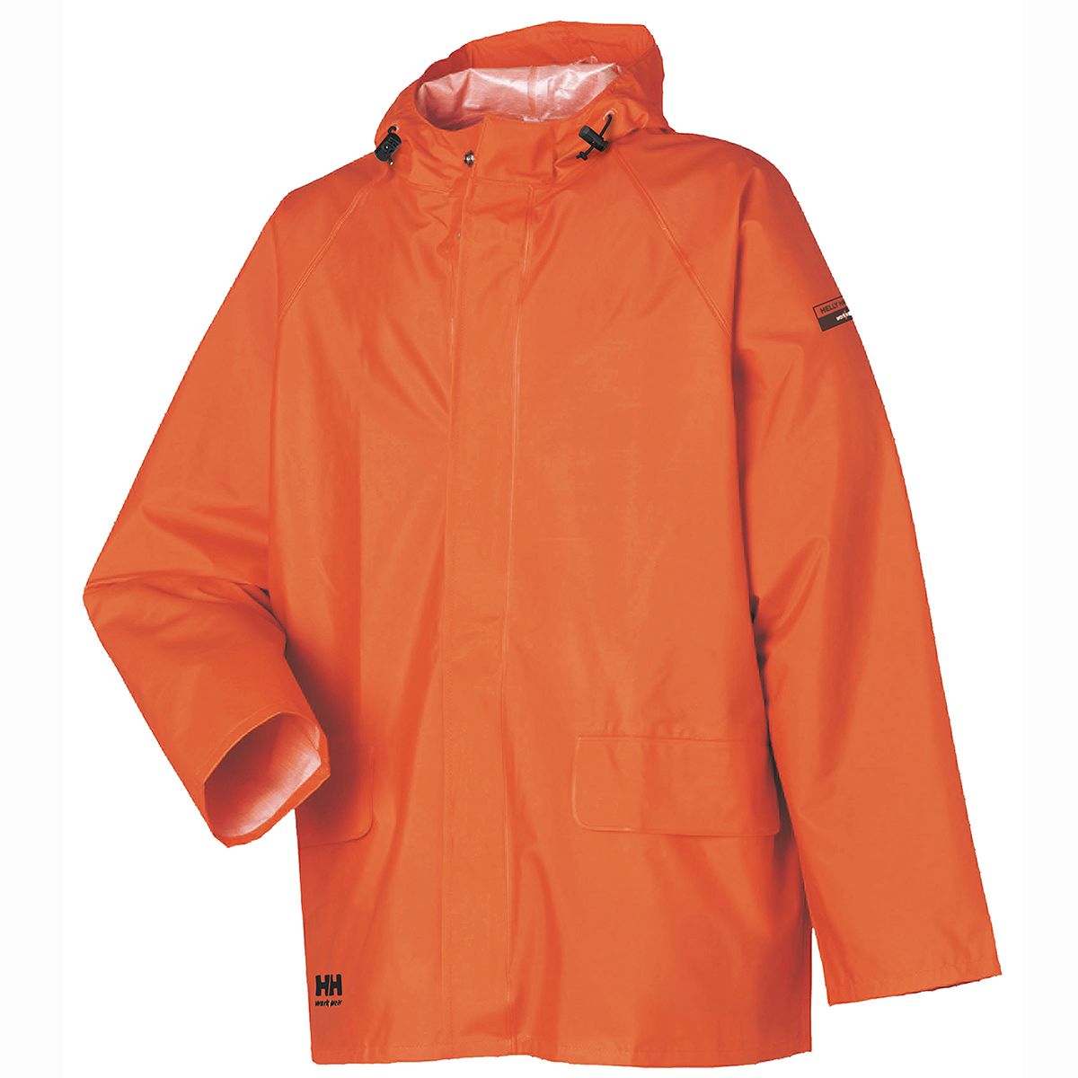 Helly Hansen Dark Orange PVC/Poly Rain Jacket - Medium