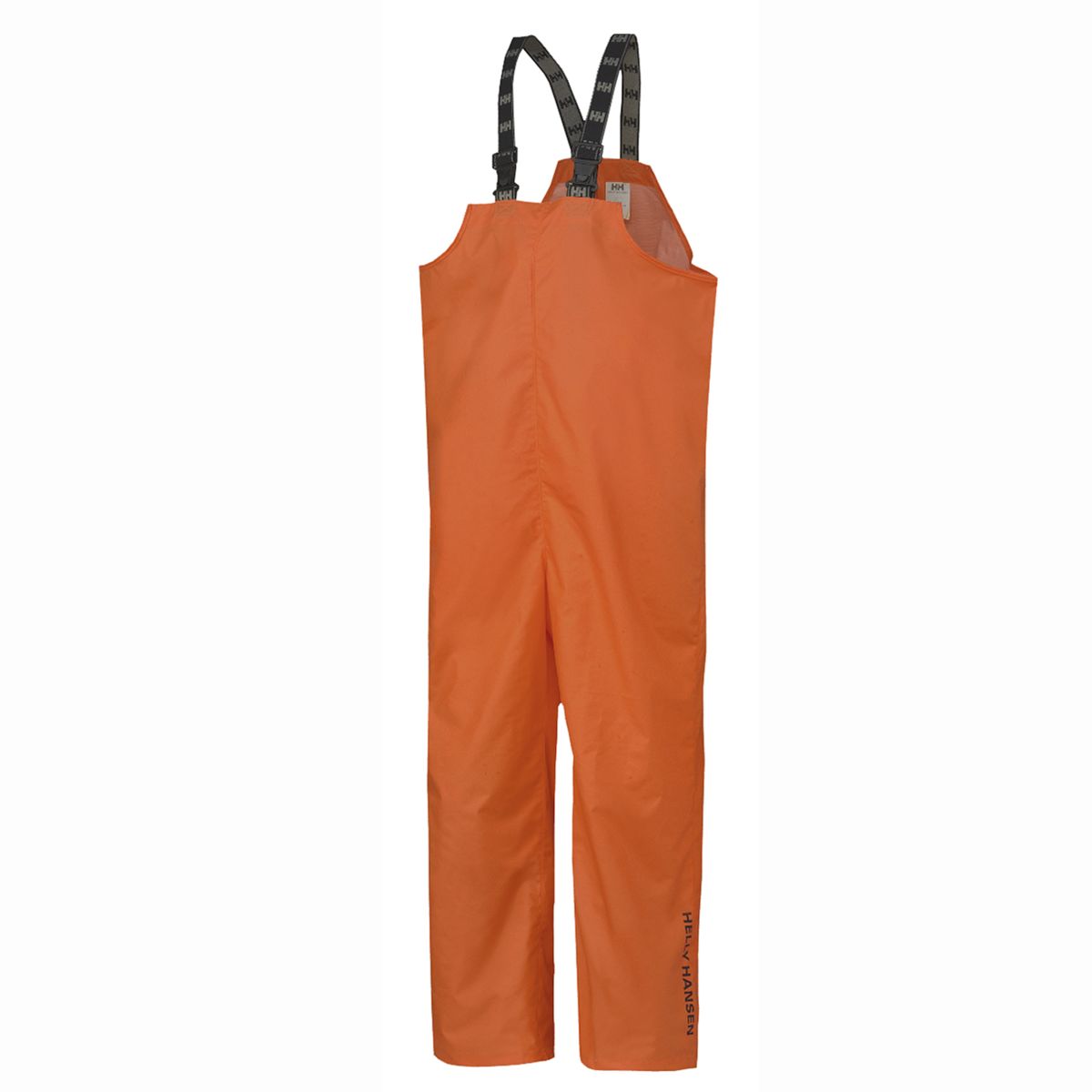 Helly Hansen Dark Orange PVC/Poly Rain Bib Overalls - Large