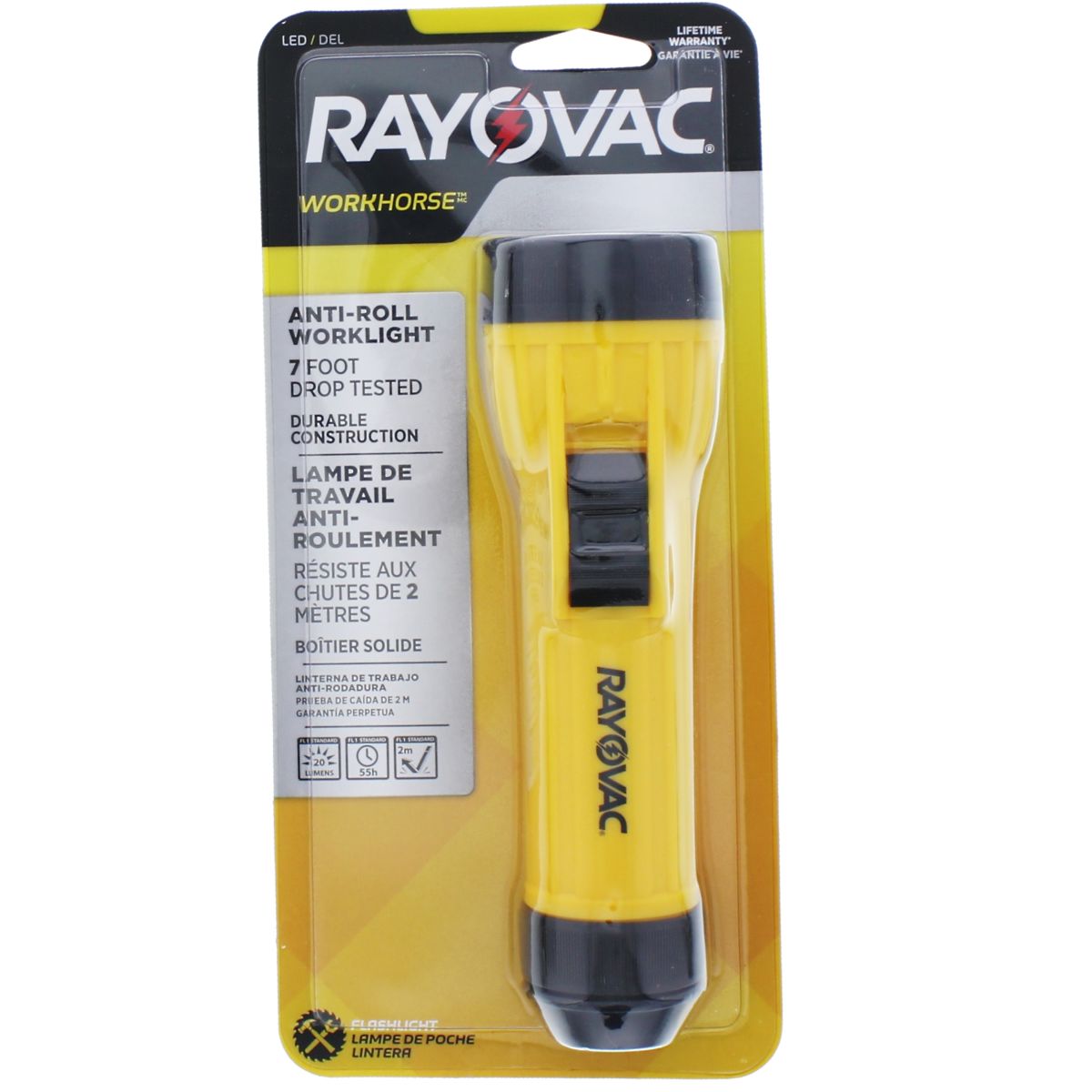 Rayovac 2D LED Flashlight with Batteries