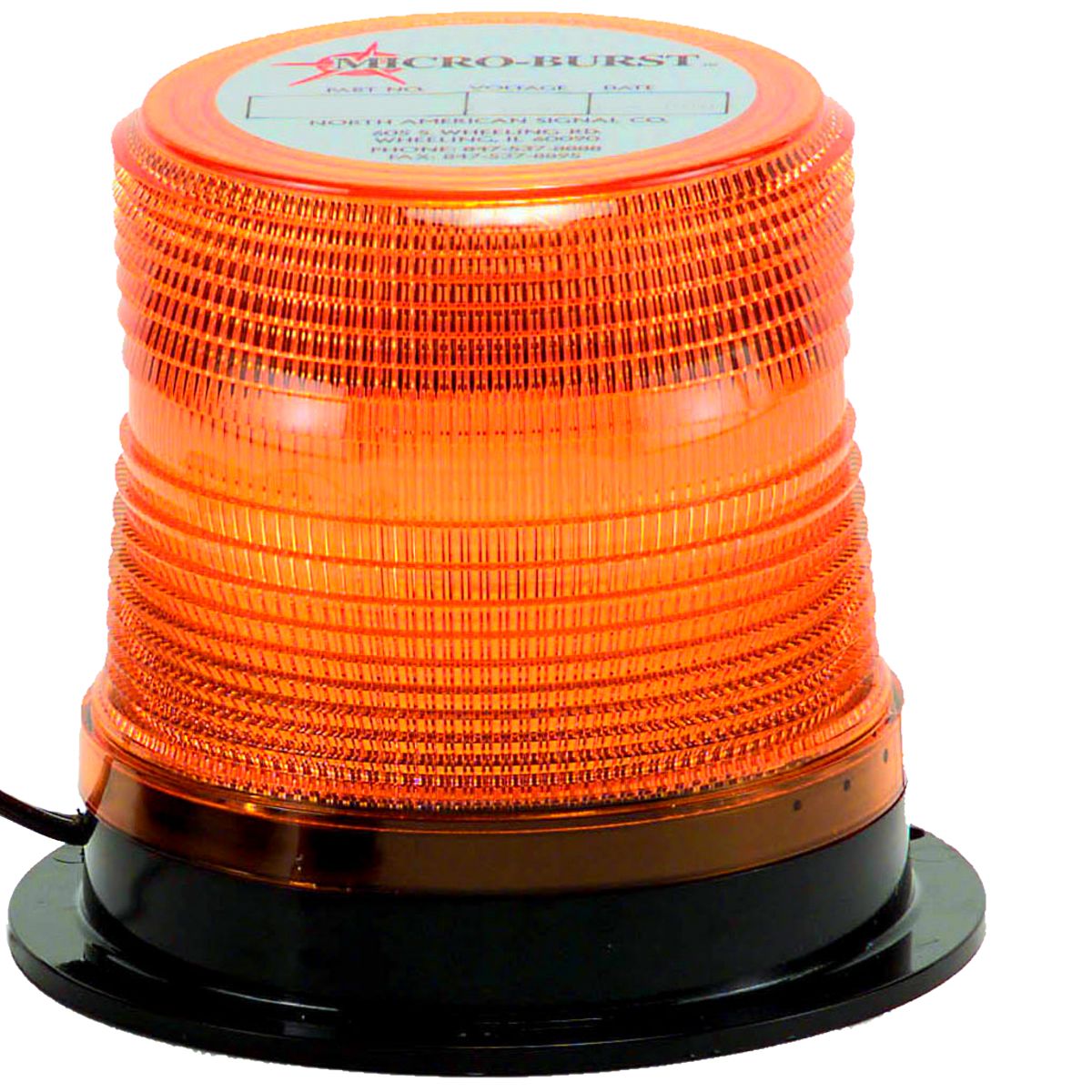 Micro-Burst™ Strobe Light 12-80V DC — Amber