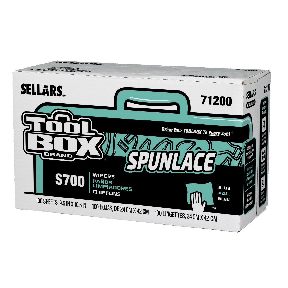 Tacoma Screw Products | Sellars® Toolbox® S700 Spunlace Low Tacoma Screw Products | Sellars® Toolbox® S700 Spunlace Low