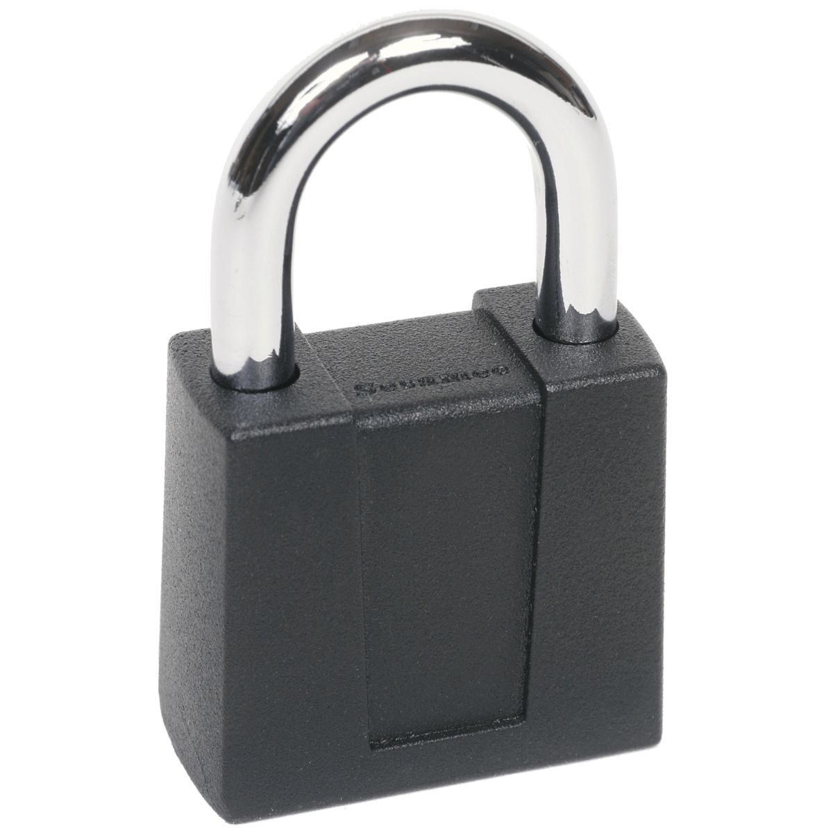 2" Powder Coated Black Zinc 4-Dial Combination Keyless Padlock