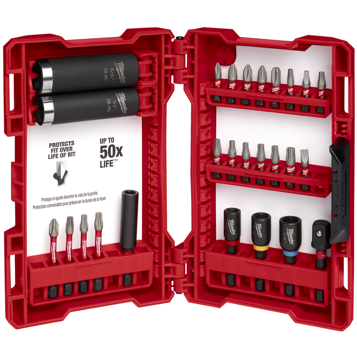 Milwaukee 48-32-4408  Shockwave Impact Drive and Fasten Set - 26 pc.