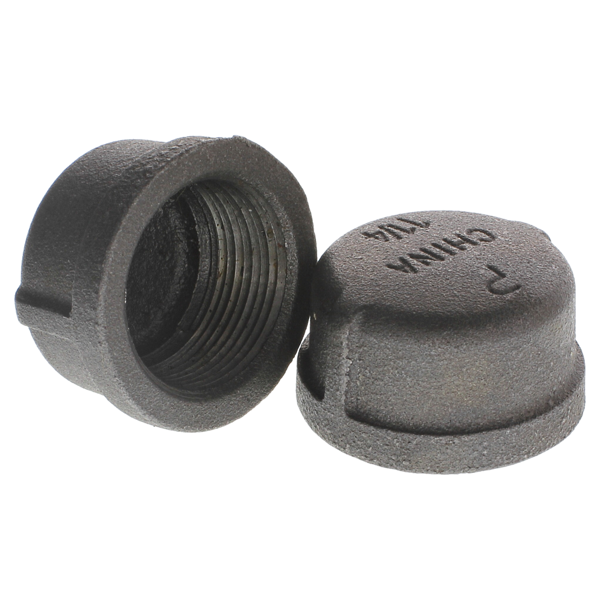 1-1/4" Cap — Plain Banded Malleable (Schedule 40)