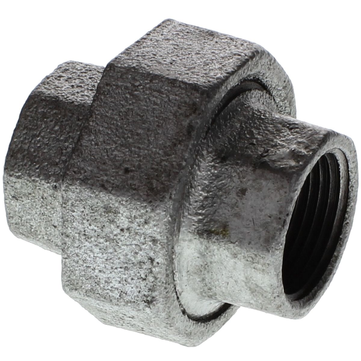 1/2" Union — Female, Galvanized Malleable (Schedule 40)