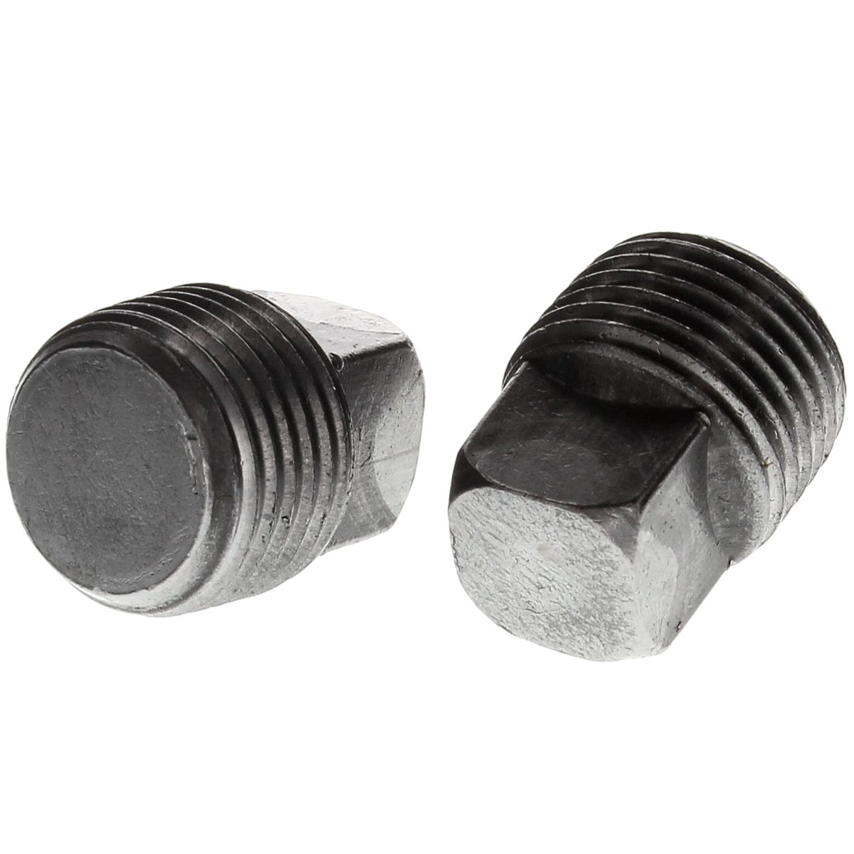 1/2" Square Head Plug — Plain Steel (Schedule 40)