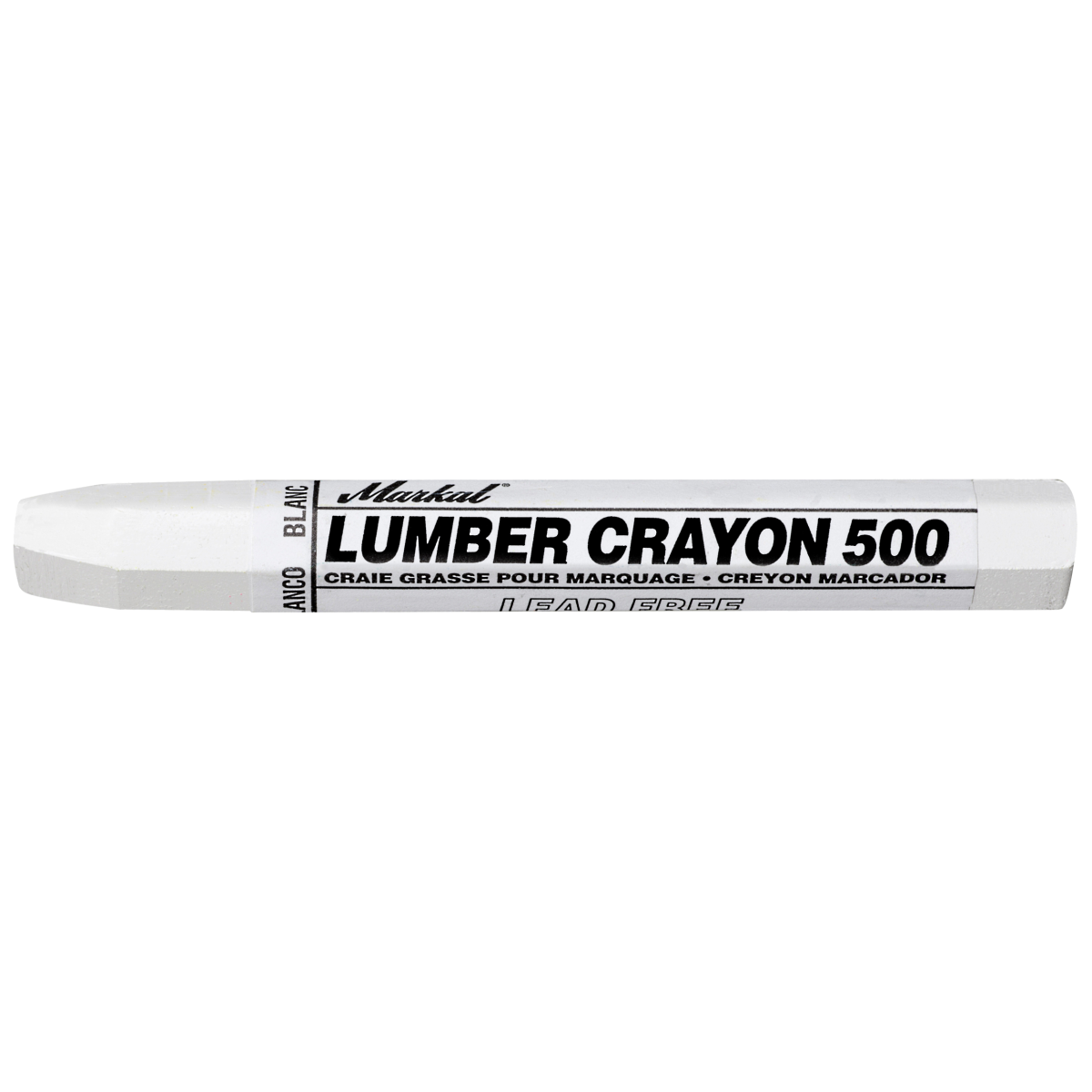 Markal 80380 Timberstik+ Pro Grade White Lumber Crayon