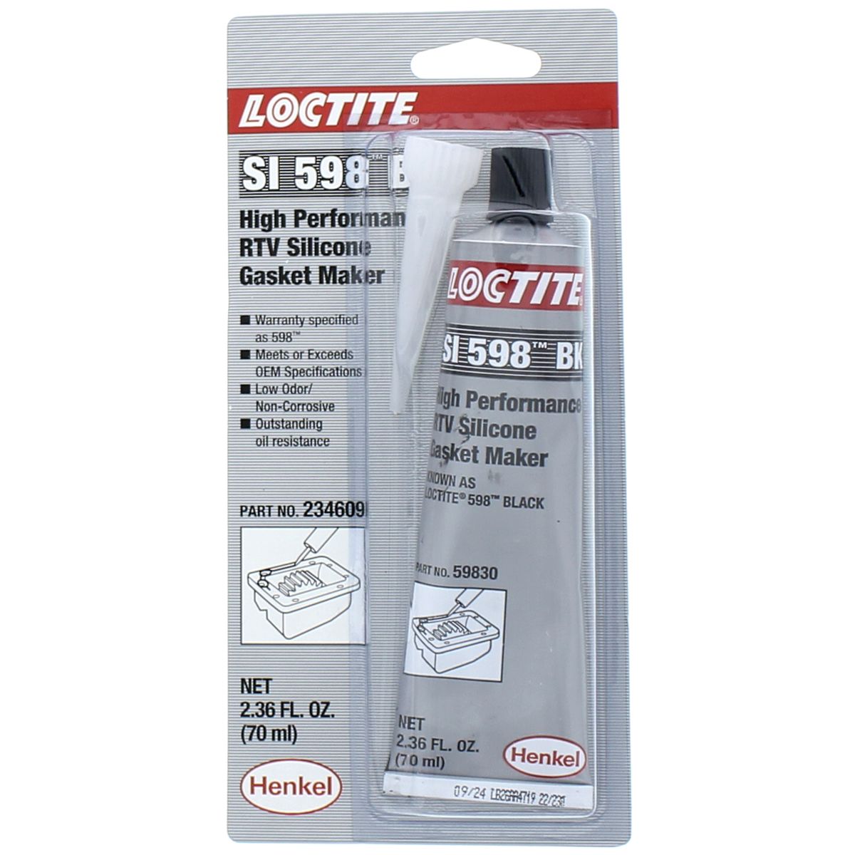 Loctite 5910 Black 50 ml Liquid Gasket