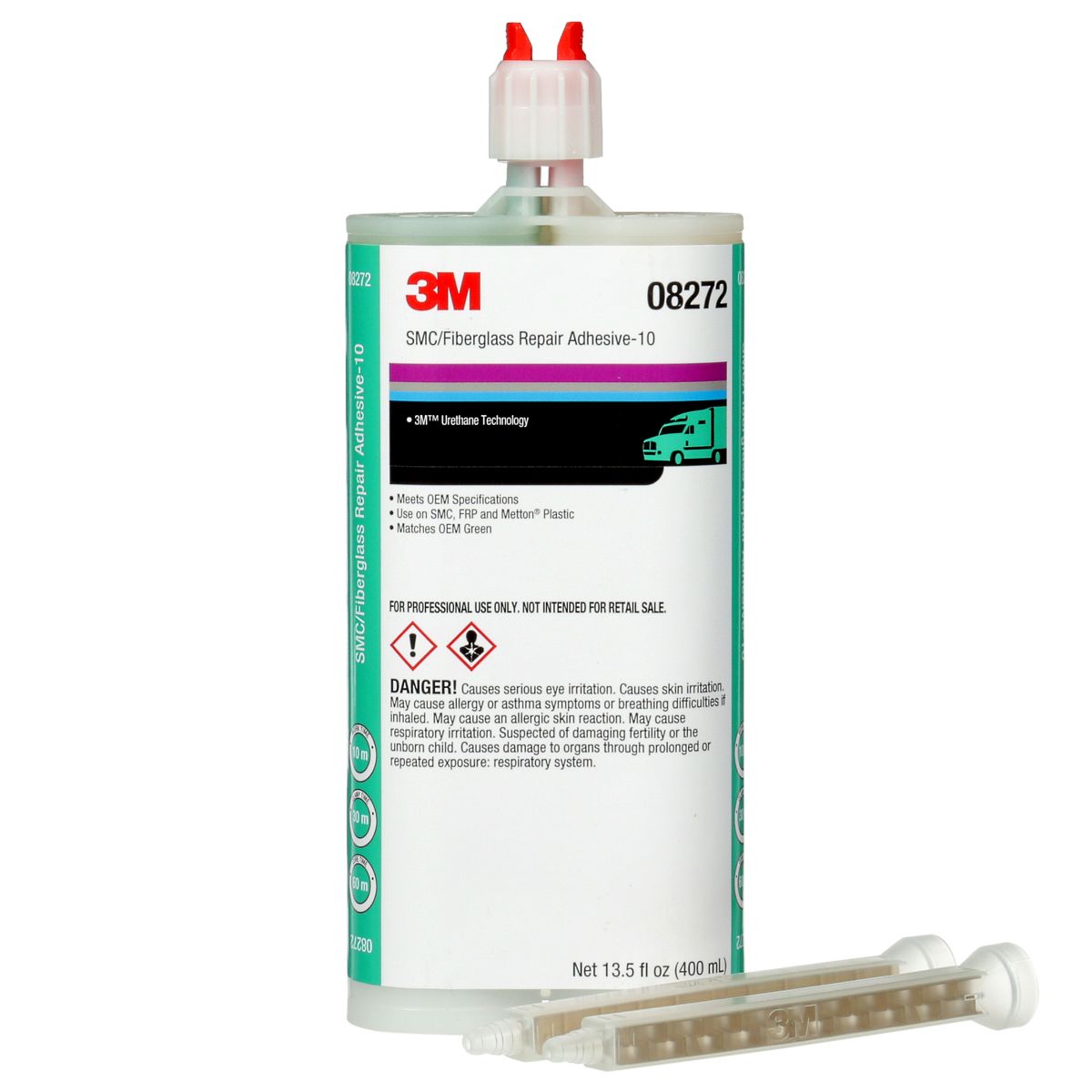 3M™ 08272 SMC/Fiberglass Repair Adhesive-10 Green 13.5 oz.