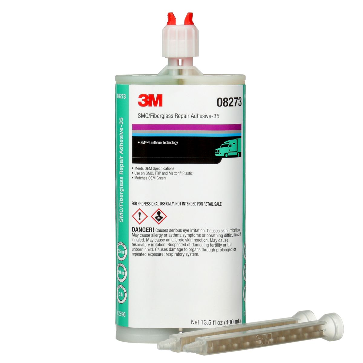 3M™ 08273 SMC/Fiberglass Repair Adhesive-35 Green 13.5 oz.