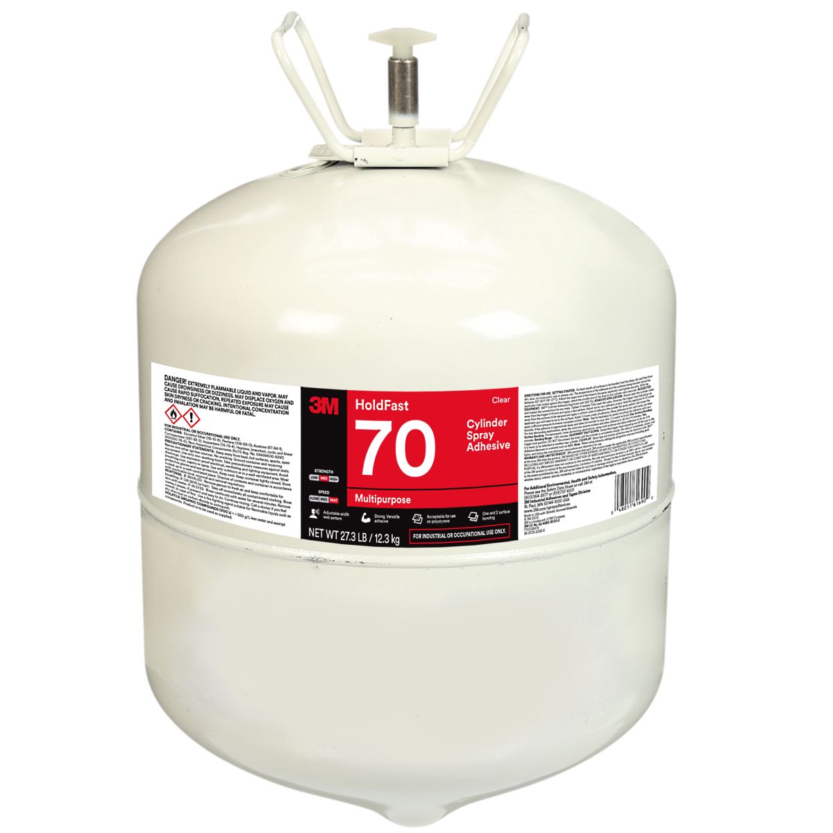 3M™ Scotch-Weld™ HoldFast 70 Cylinder Spray Adhesive — 27 lbs. Cylinder