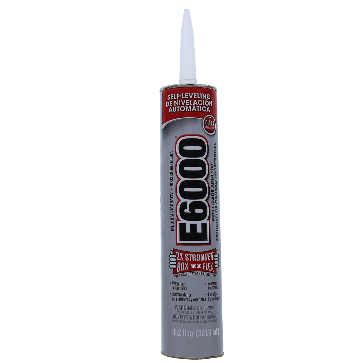 Eclectic 232021 E6000 Self-Leveling Industrial Sealant Clear 10.2 oz. Cartridge