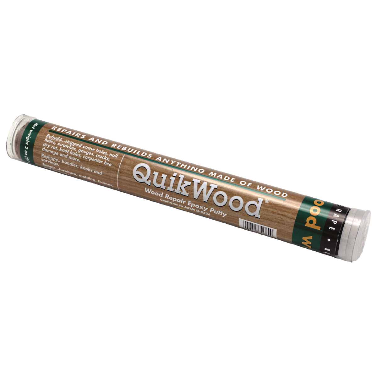 Polymeric Epoxy Wood Repair Putty — 2 oz. Tube