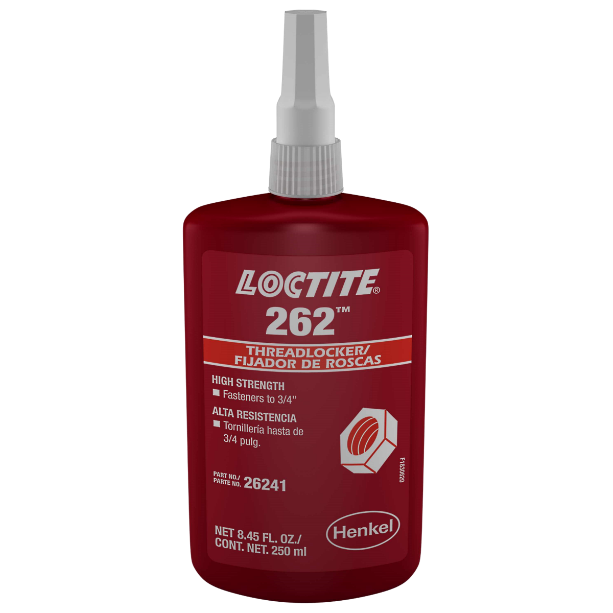 Loctite® 262™ High Strength Red Threadlocker — 8.45 oz.