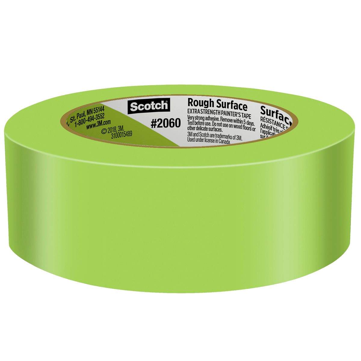 3M™ 2" x 60 yds. Scotch 2060 Green Painters Masking Tape