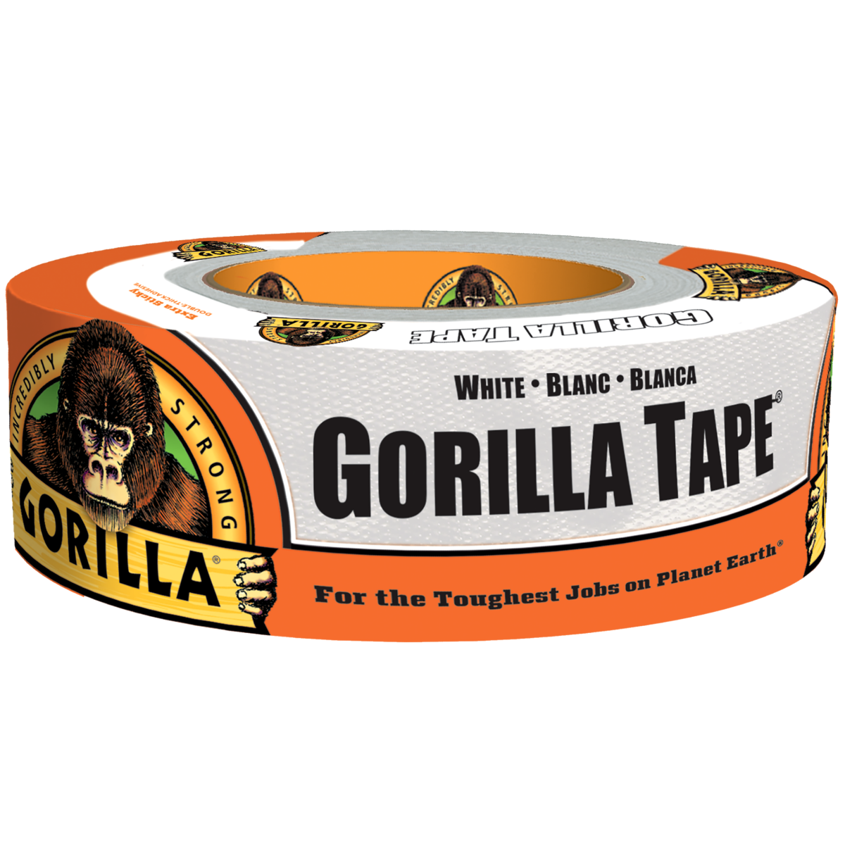 1.88" x 30 yds.17 mil Gorilla Tape - White