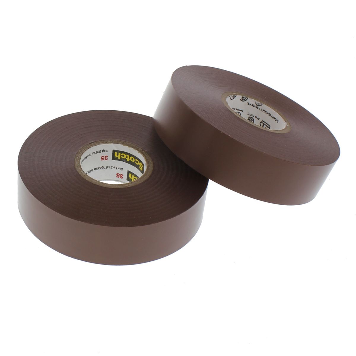 3M™ Electrical Tape — Scotch Premium Colored Vinyl, Brown