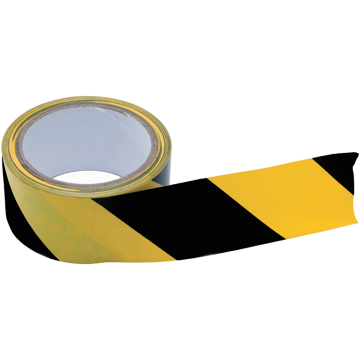 2" x 54' Hazard Stripe Tape — Black/Yellow