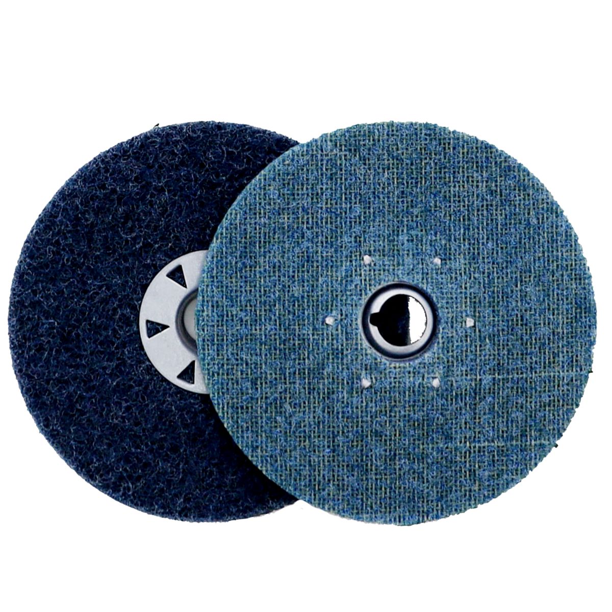 4-1/2"-5/8" -11 TS Quick Change Very Fine Surface Conditioning and Deburring Disc - Blue