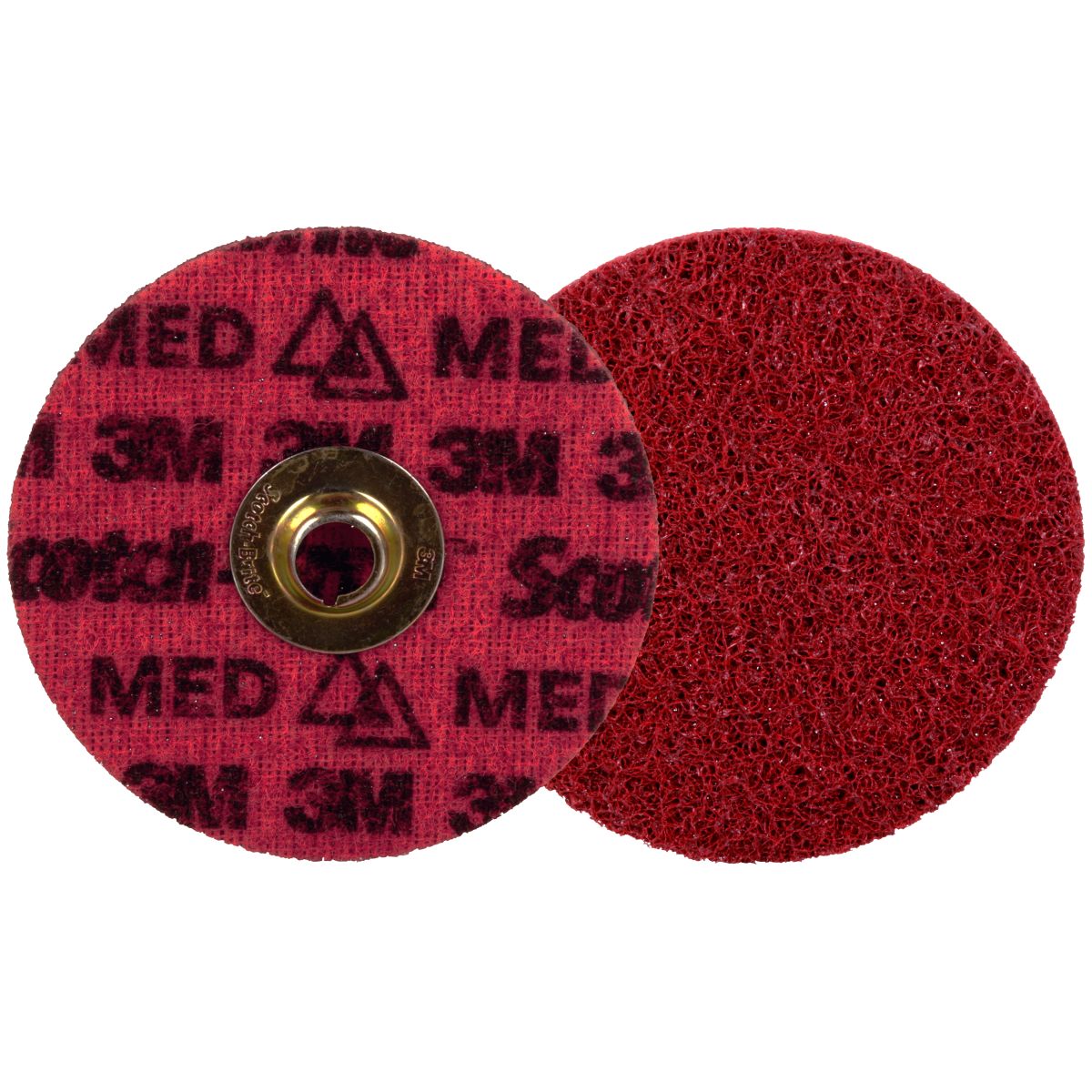 4-1/2" TNQC Quick Change Medium Surface Conditioning and Deburring Disc - Red