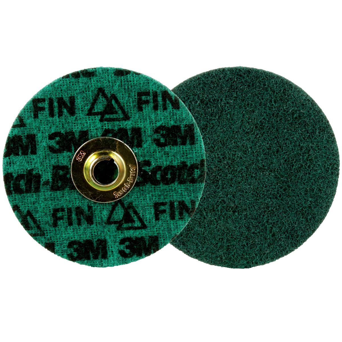 4-1/2" TNQC Quick Change Fine Surface Conditioning and Deburring Disc - Green