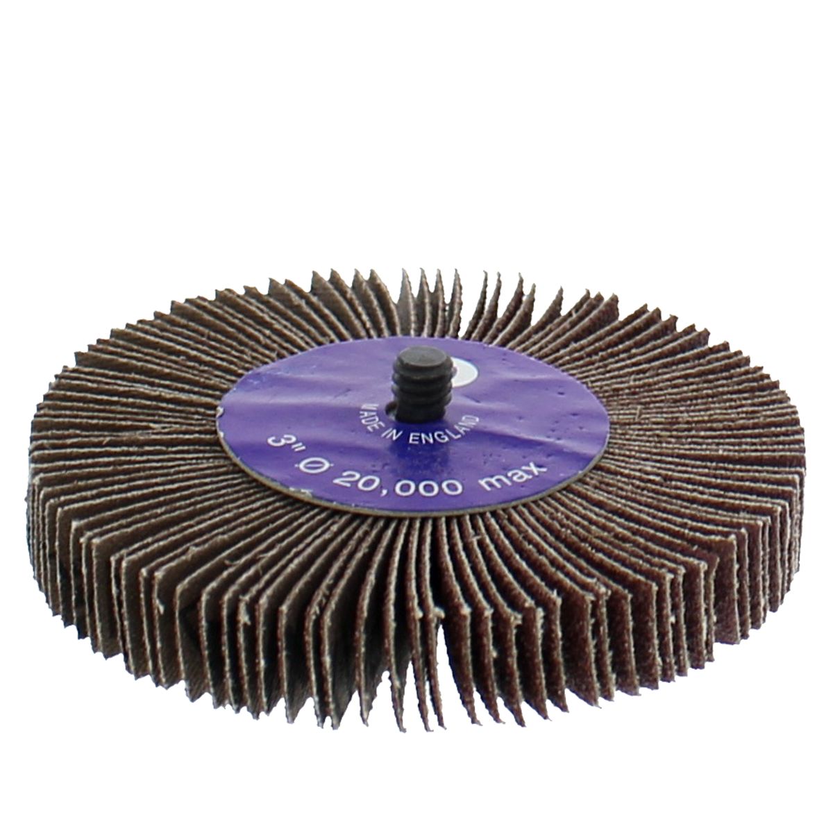 3" x 1/2" x 1/4"-20 60 Grit Premium Flap Wheel