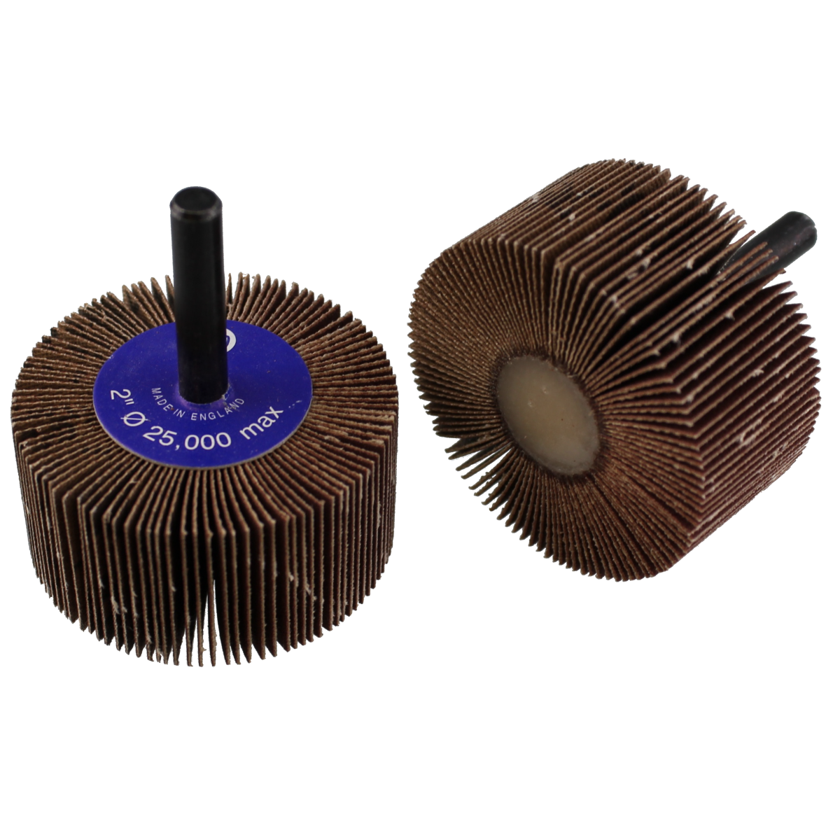 2" x 1" x 1/4" 320 Grit Premium Flap Wheel