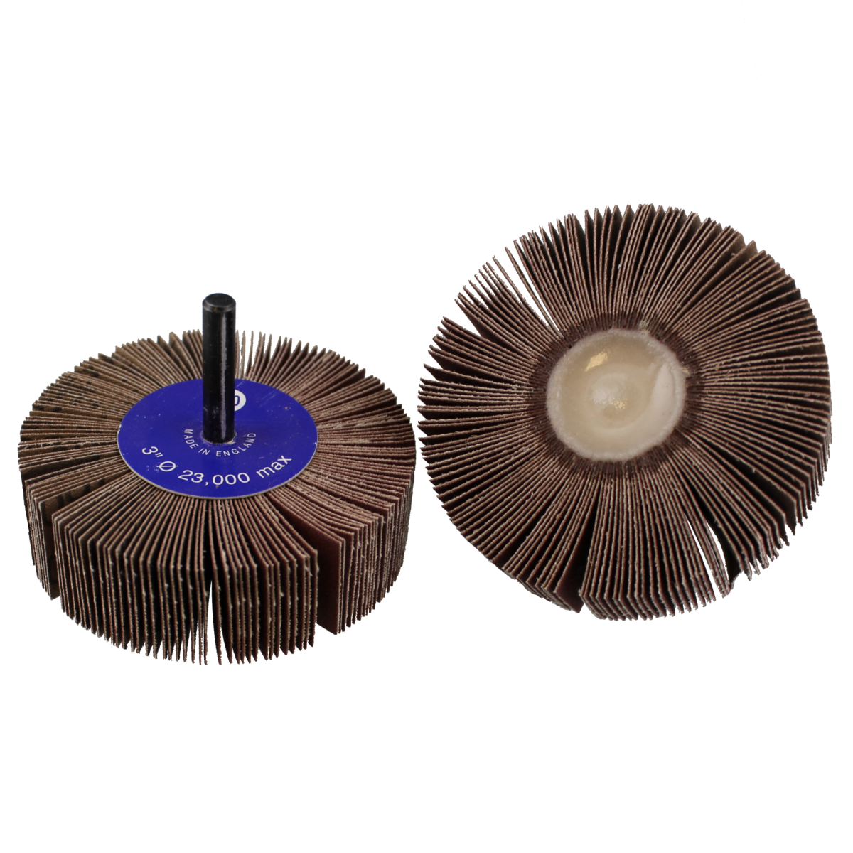 3" x 1" x 1/4" 180 Grit Premium Flap Wheel