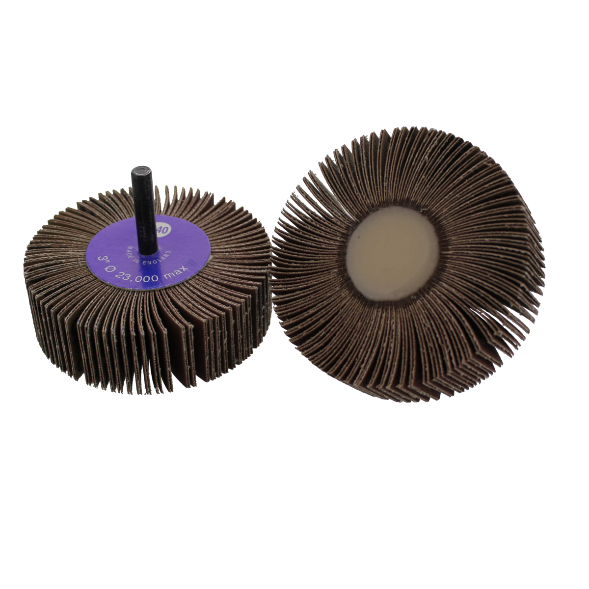 3" x 1" x 1/4" 240 Grit Premium Flap Wheel