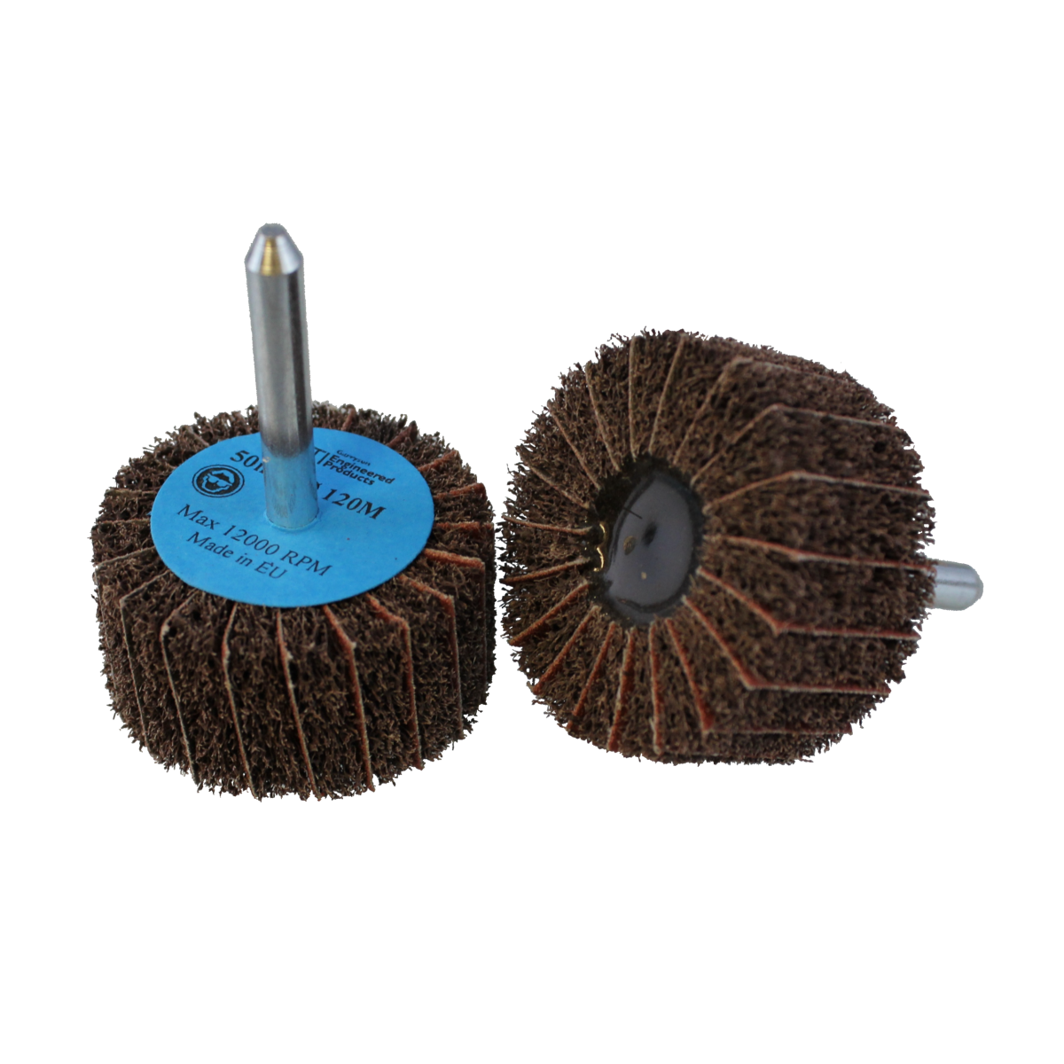 2" x 1" x 1/4" 120 Grit Interleaf Flap Wheel