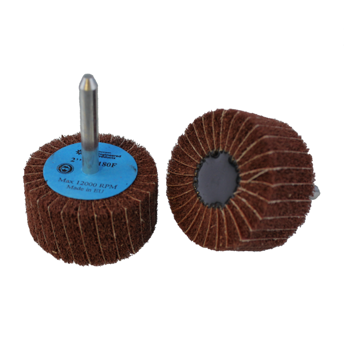 2" x 1" x 1/4" 180 Grit Interleaf Flap Wheel