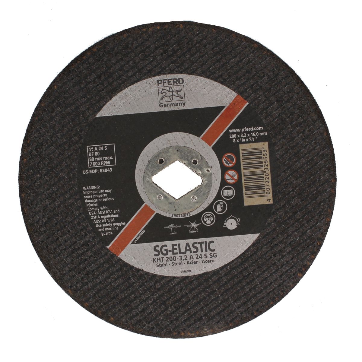 8" x 1/8" x 5/8" Type 1 Cut-Off Wheels for Ferrous Metals