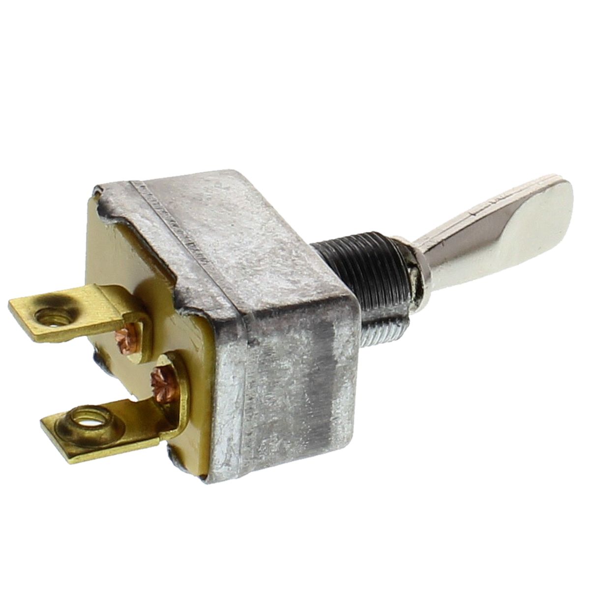 On-Off 12V 50 Amp Toggle Switch — 1" chrome handle